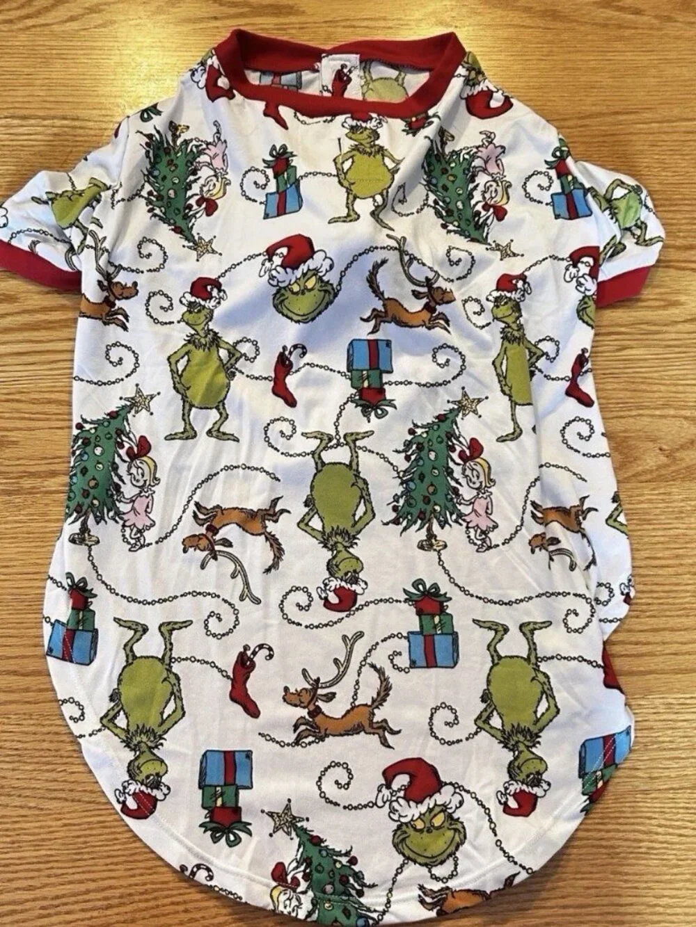 Grinch & Lamb Chop Lot 2 Lg Dog Christmas Outfits! Festive Halloween